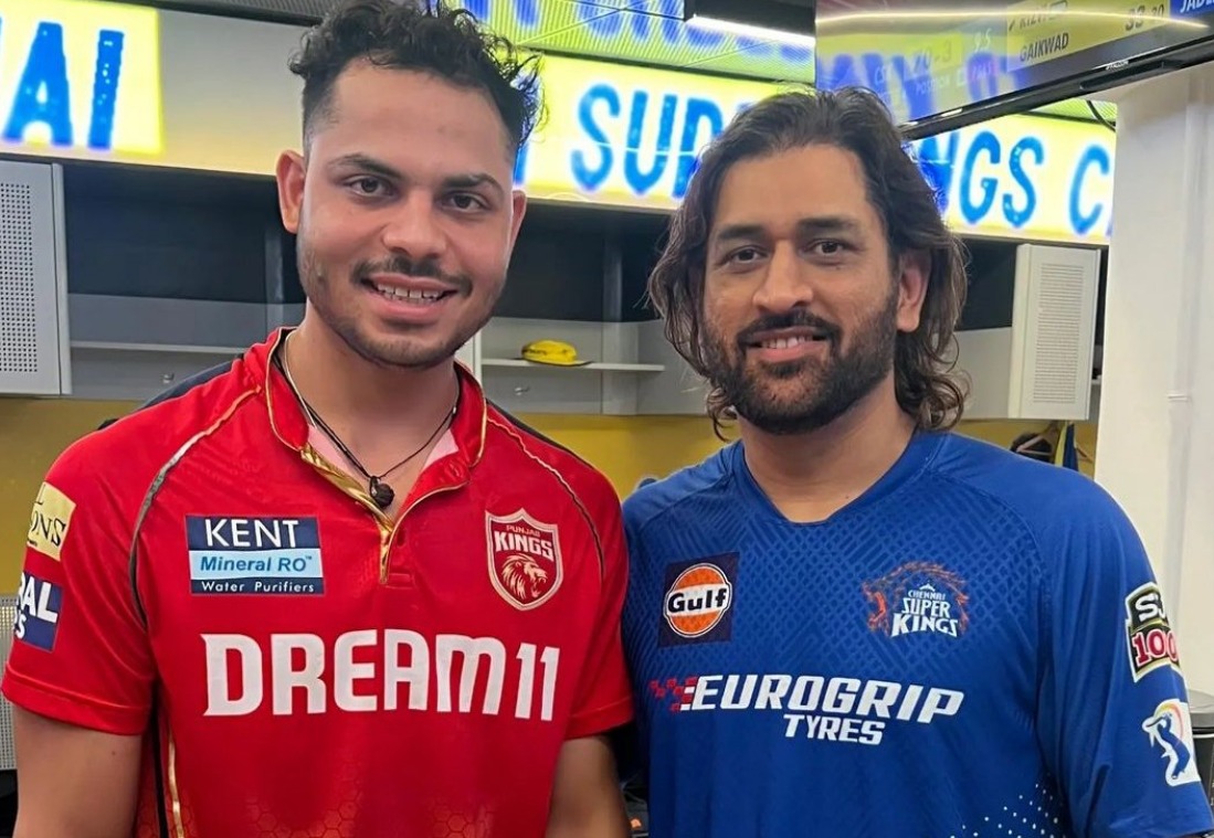 'Dream Come True': PBKS' Ashutosh Sharma's Fan Boy Moment with MSD Lights Up Social Media